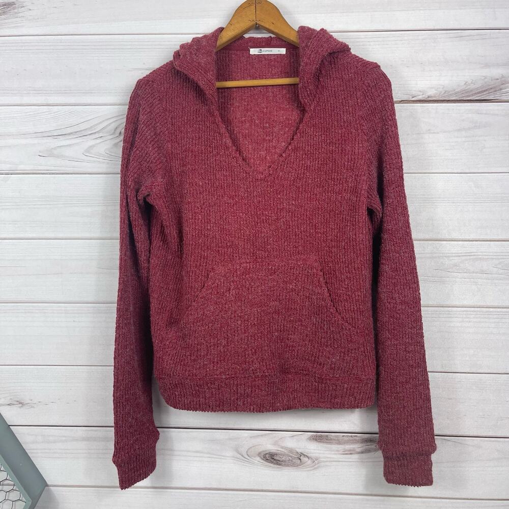 Cupshe Womens‎ Hooded Pullover Sweater Size Small